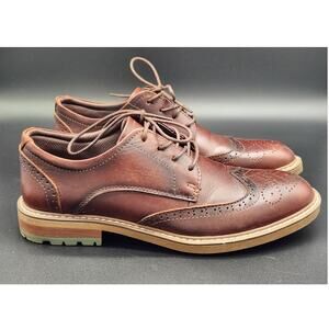 ARKBIRD Classic Lace-Up Brown Oxford Dress Shoes Men's 8